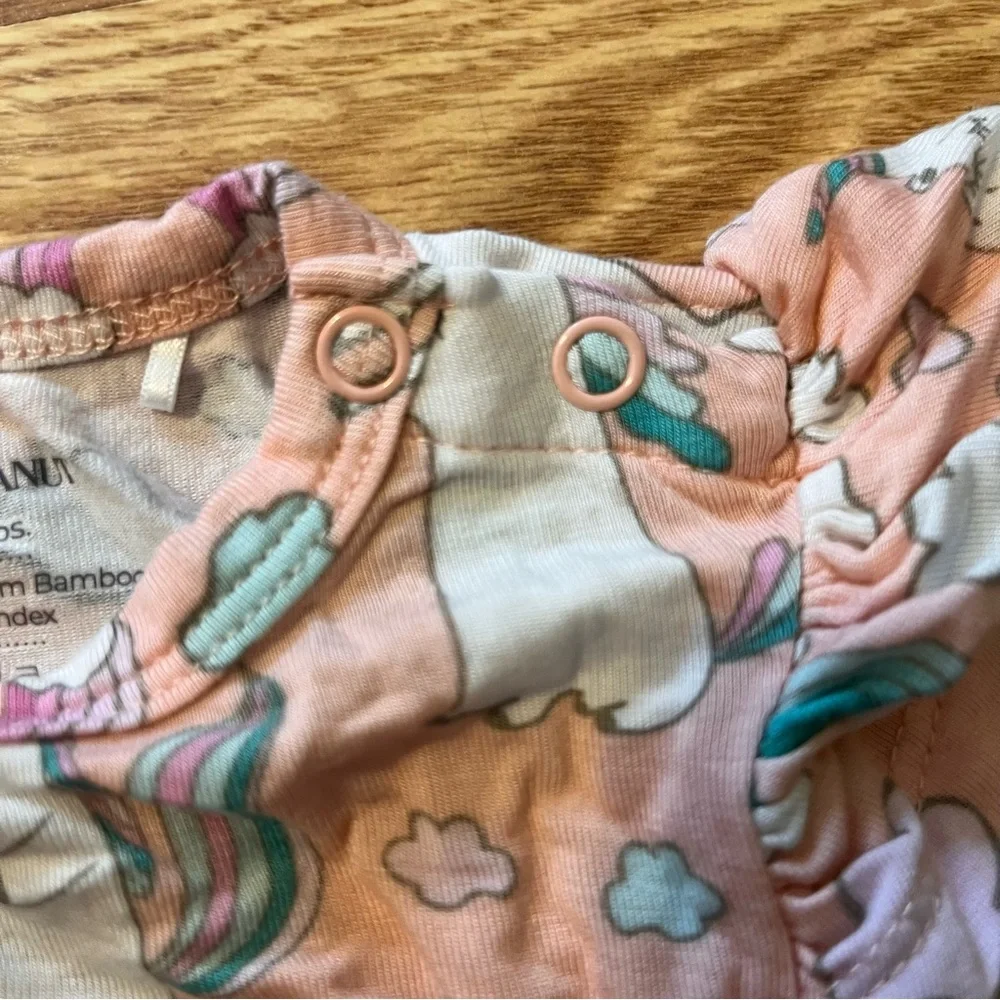 Posh Peanut 2-Fer  Star dress w/ bloomers and Unicorn  onesie Dress 3-6 month